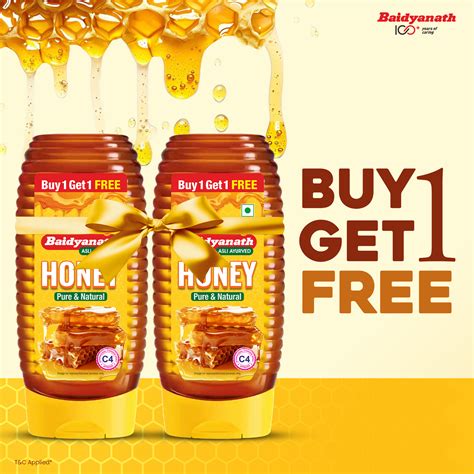 Baidyanath Squeeze Honey in Easy Squeeze Bottle for Healthy Sweetening ...