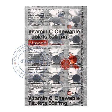Limcee Vitamin C Chewable Tablet | 15 Tablets – DSkin Lab