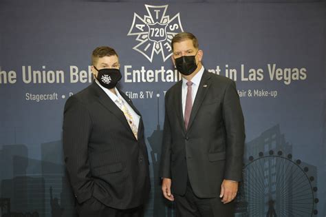Secretary of Labor Marty Walsh Visits IATSE Local 720 in Las Vegas - IATSE