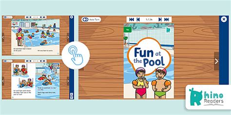 Level 4a Reading Book: Fun at the Pool (teacher made)