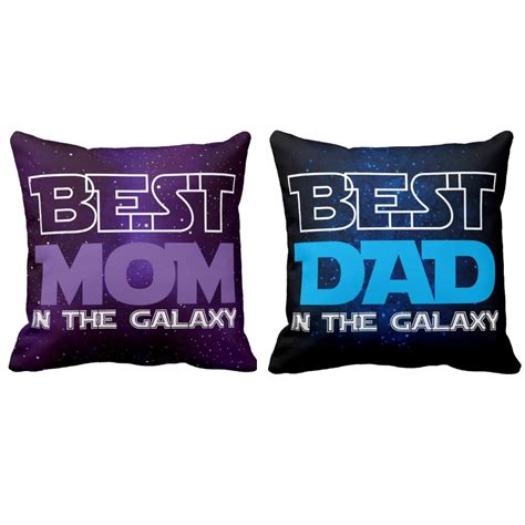 Buy YaYa cafe for Mom Dad, Best Mom Dad in The Galaxy Cushion Covers ...