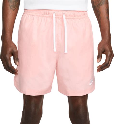 Nike Men's Sportswear Sport Essentials Woven Lined Flow Shorts (Pink ...