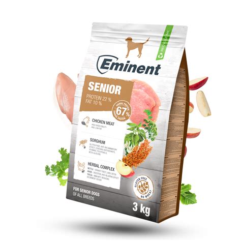 Eminent Senior Light Dog Food Dry, Chicken Flavour-3kg – Pets Empire