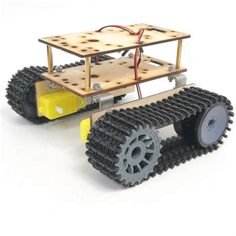 Buy ThinkRobotics Wooden Robotic Tank Chassis - DIY Robot Online ...