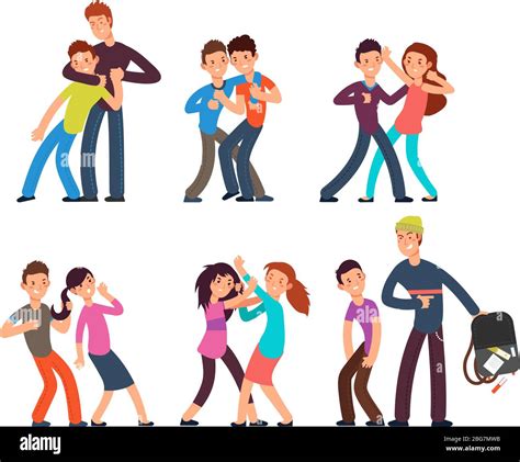 Dessin Animé Sur L'intimidation Physique