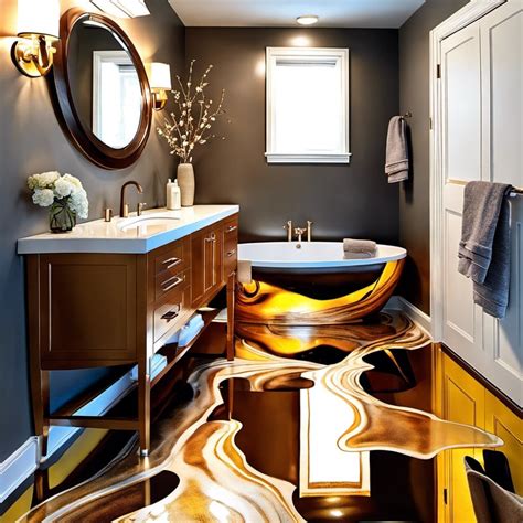 Colorful Epoxy Shower Floor