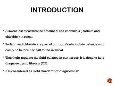 Sweat Chloride Test