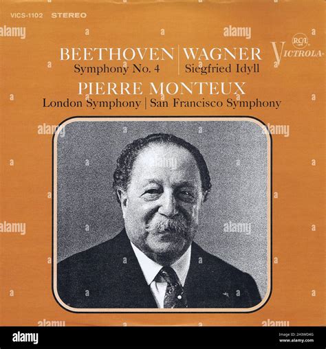 Beethoven Symphony 4 - Monteux RCA Victrola 00001 - Classical Music ...