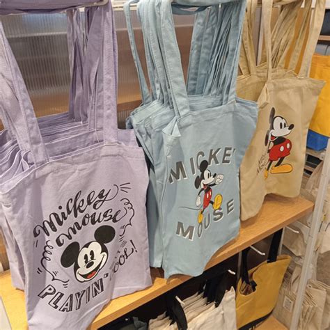 Jual Tas Totebag Miniso - Disney Mickey Mouse Collection Flat Shopping ...