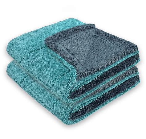 MAX Microfiber Cloth for Car (1200 GSM, 2 Pc, 40x40 cm, Ocean Blue ...