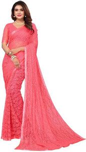 Buy niss Embroidered Bollywood Net Multicolor Sarees Online @ Best ...