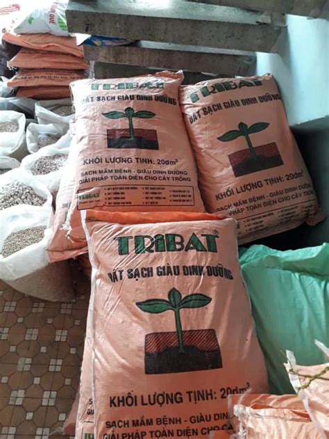 Đất Sạch Dinh Dưỡng Tribat Bao Lớn 20dm3 10kg ⋆ Bình Nhi Gardening