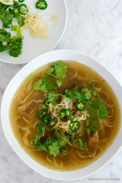 Pho Noodle Soup Recipe | A Healthy Life for Me