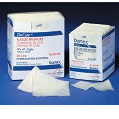 Ducare Woven Trach/Drain Gauze Sponges, Sterile 12-Ply – Himkhand