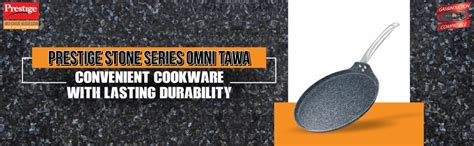 Buy Prestige Aluminium Stone Series Omni Tawa, 28 cm (Black) Online at ...