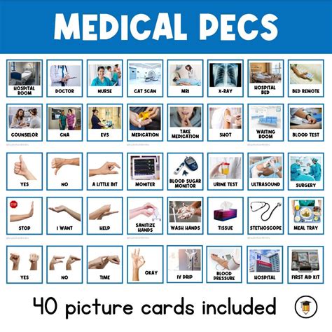 40 MEDICAL PECS Real Images First Then Board Visual Aid - Etsy