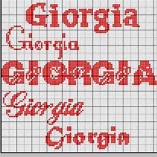 lettere corsive punto croce giorgia schema punto a croce lettere corsive punto croce giorgia schema punto a croce