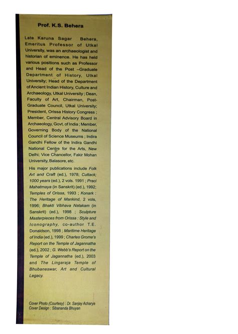 Madalapanji : The Chronicle Of Jagannath Temple (Rajabhoga Itihasa) Ha ...