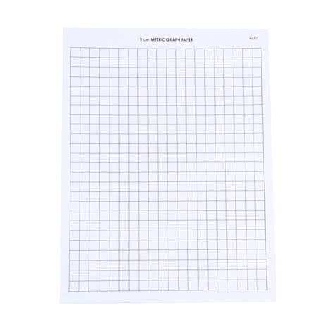 ETA hand2mind Graph Paper, 11 x 8-1/2, 1 cm Grid, (Pack of 100) : Amazon.in