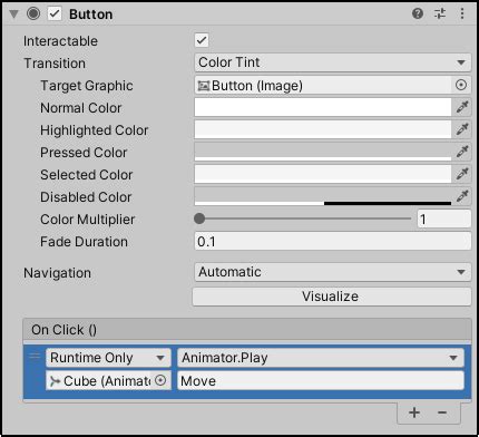 Unity UIButton Onclick Script 的图像结果