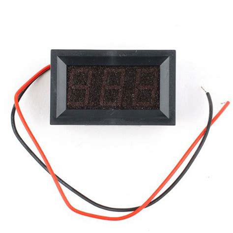 Mini 3.0-30VDC Digital Voltage Panel Meter DC 3.0V to 30V Blue LED ...