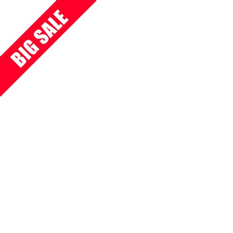 Big sale elements marketing strategy label with red color 10135789 PNG