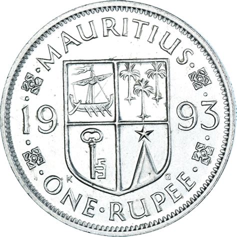 Coin, Mauritius, Rupee, 1993 | African Coins