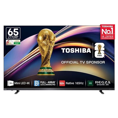 TOSHIBA 164 cm (65 Inches) 4K Ultra HD Smart Mini LED QLED TV | 165Hz ...