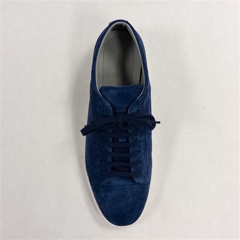 Giorgio Armani NEW Dark Blue Suede Sneakers