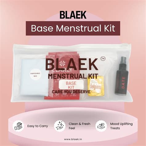 Base Period Kit – Mini Period Care Essentials – BLAEK
