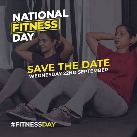 Everybody • Countdown to National Fitness Day has begun!
