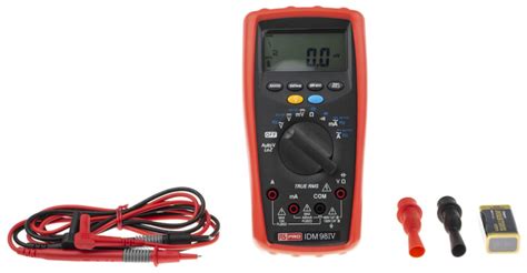 RS PRO | RS PRO IDM98IV IDM 98IV Handheld Digital Multimeter True RMS ...