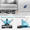 INSE Cordless Vacuum Cleaner, 23Kpa 250W Powerful Suction Stick Vacuum ...