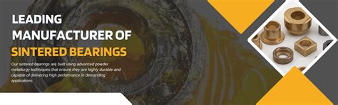 Leading Manufacturer of Sintered Bearing || Vasundhra Sintered
