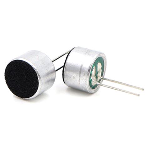 Aluminum Electret Microphone Mini Electret Microphone Condenser Pickup ...