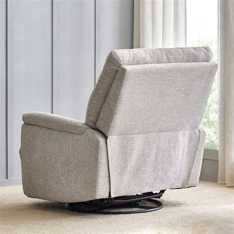 Buy Highlander Fabric 1-Seater Swivel Recliner - Grey from Home Centre ...