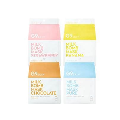 MILK BOMB MASK-Pure 1box-5pcs - maccaron