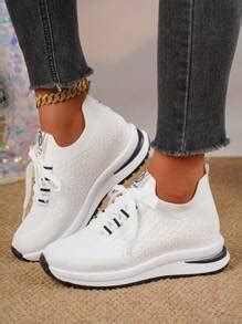 Cross-Border Plus Size Women High Top Casual Sneakers, Women's ...