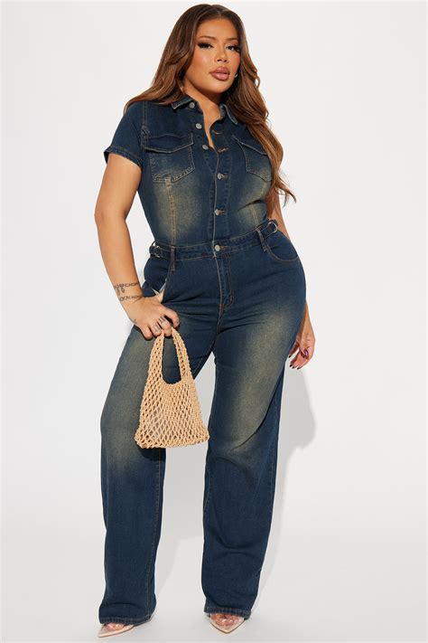 Discover Plus Size Denim Jumpsuits & Rompers | Fashion Nova