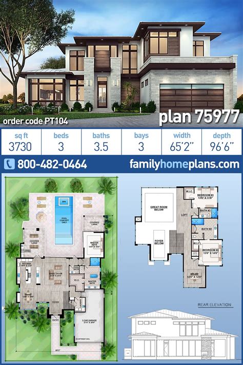 Awesome floor plan of a modern house - Floor plan House