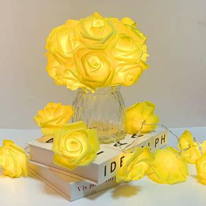 NISCO 20 LEDs 4 m Yellow Steady Flower Rice Lights Price in India - Buy ...