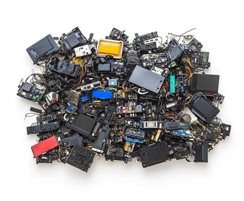 Old electronic devices e waste and recycling concept | Premium AI ...