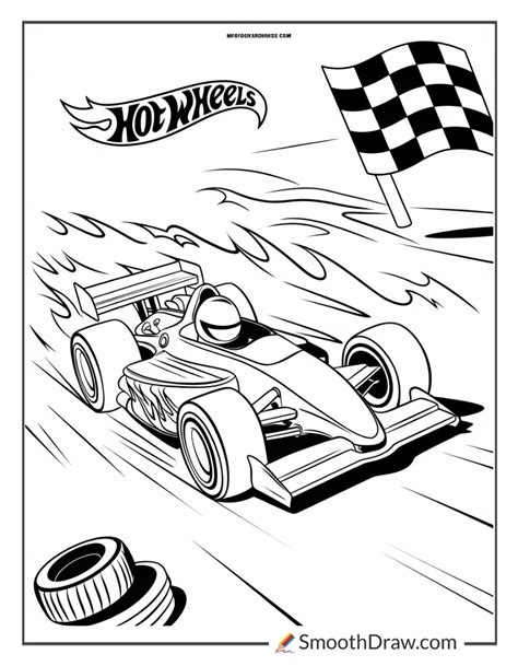 Hot Wheels Cars Printable Coloring Pages [2025]