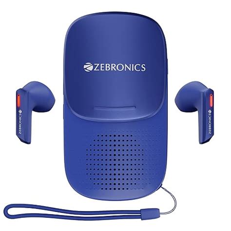 ZEBRONICS Sound Bomb X1 3-in-1 Wireless Bluetooth v5.0 In Ear Earbuds ...