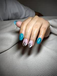 Buy BHUMI NAIL Hand made artificial nail tip Press on nail for women's ...
