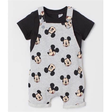 Mickey Mouse Overalls, Babies & Kids, Babies & Kids Fashion on Carousell