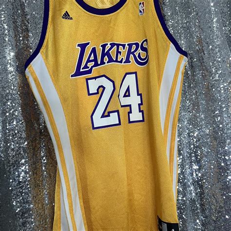 Kobe Bryant Jersey 24 Authentic Adidas Size (Large)... - Depop