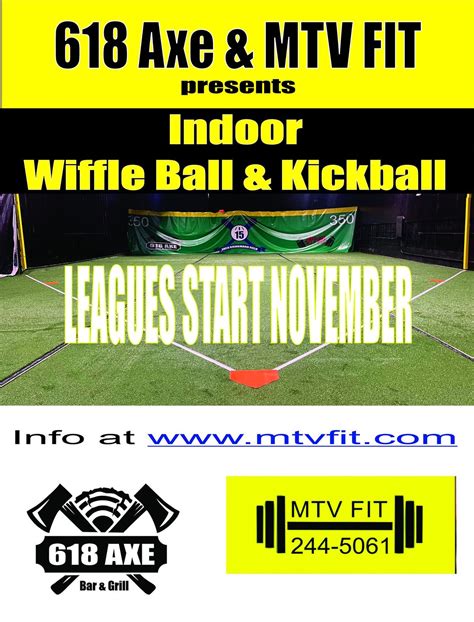 Indoor Wiffle Ball and Kickball Leagues , 1318 Salem rd., Mount Vernon ...