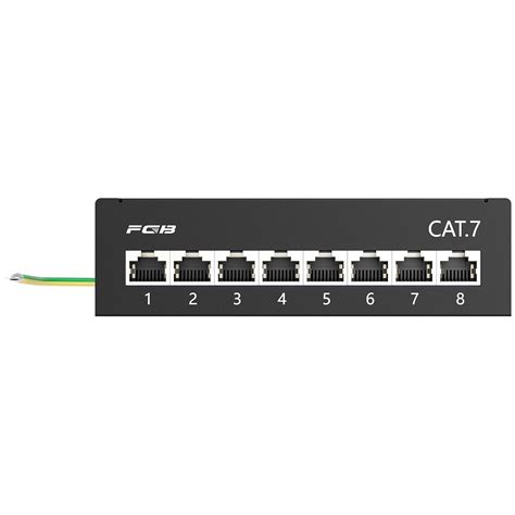 FGB CAT 7 Patch Panel Distribution Panel 8 Port - India | Ubuy