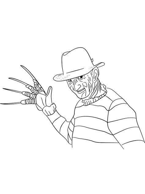 Freddy Krueger Cartoon Drawing